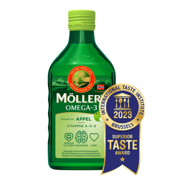 Möller's Omega-3 Levertraan Appel 250ml
