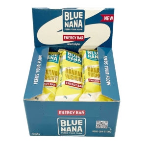 Blue Nana Energy Bars - Banane Joghurt - 12 x 55g